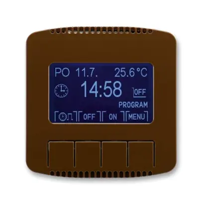 hodiny spínací programovatelné TANGO 3292A-A20301 H hnědá